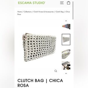 Handmade Bottle Tab Clutch - Chica Rosa
